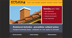 Desktop Screenshot of kominy-kytlica.cz